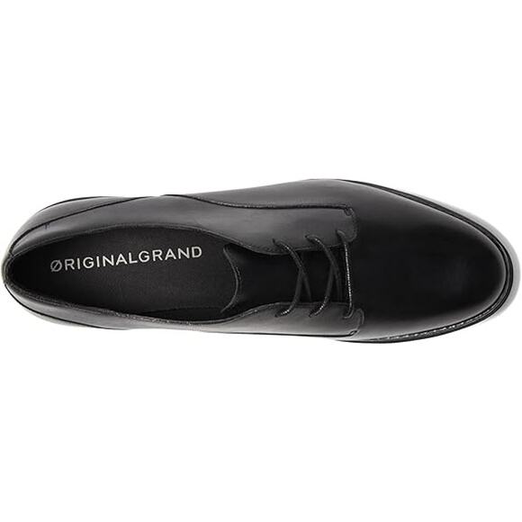 NWT Cole Haan Women\'s Original Grand Plain Oxford, Black-Size 5